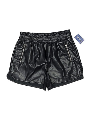Ci Sono Faux Leather Shorts (view 1)
