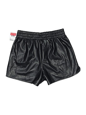 Ci Sono Faux Leather Shorts (view 2)