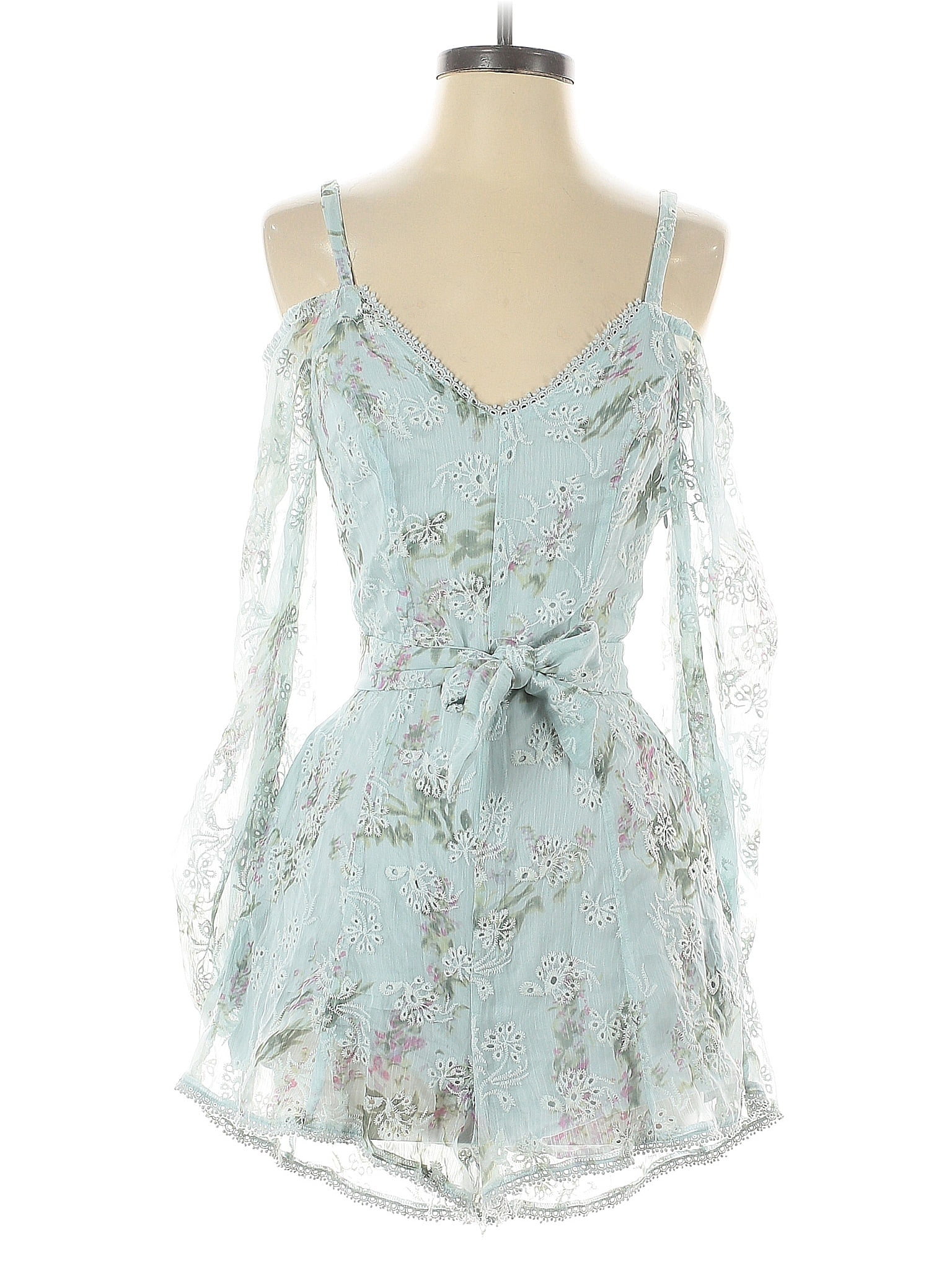 Guess 100% Polyester Blue Cocktail Dress Size XS