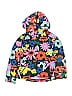 Hanna Andersson Floral Pink Zip Up Hoodie Size 4 - photo 1