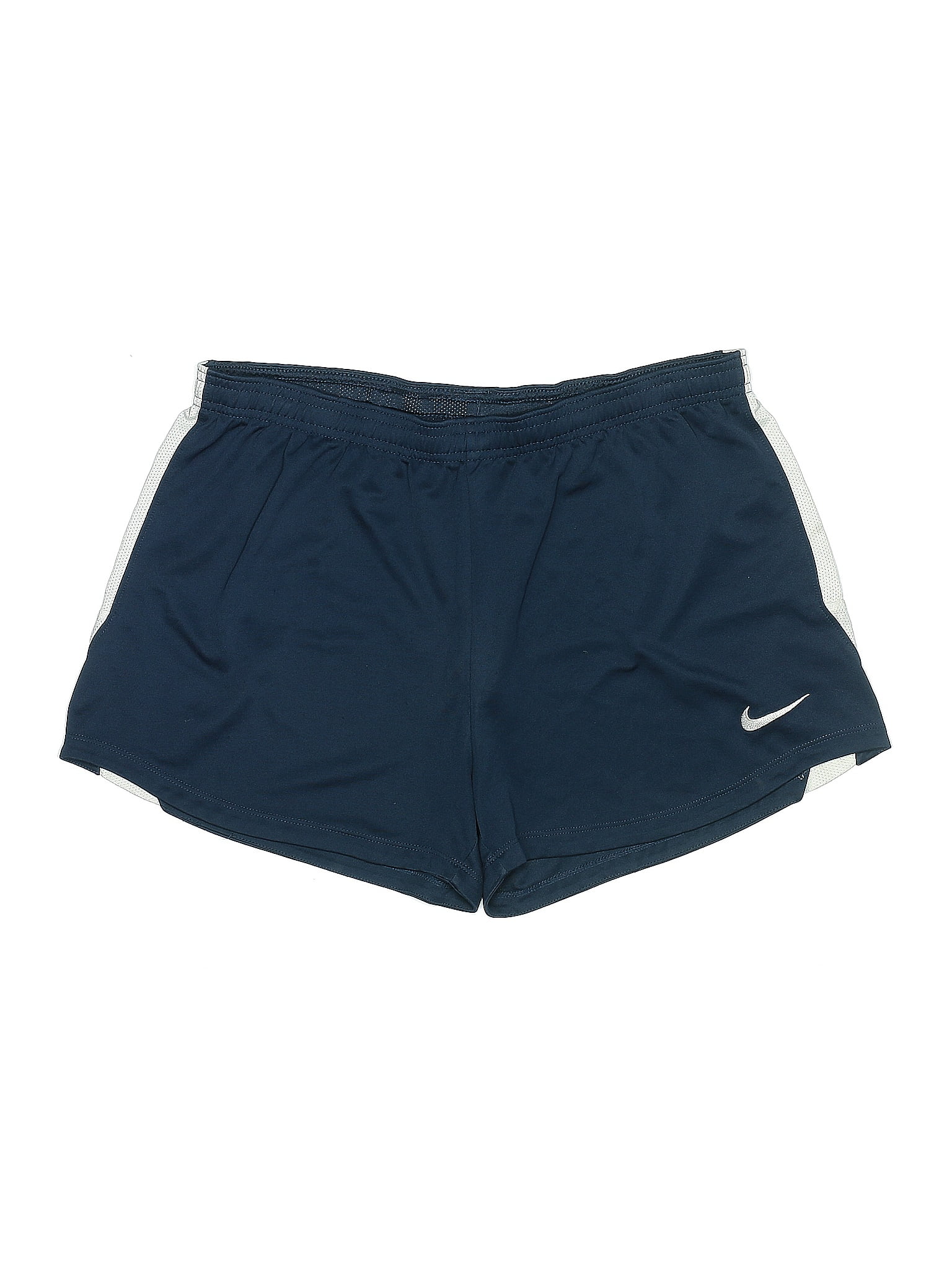 Nike 100% Polyester Blue Athletic Shorts Size M