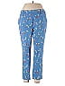 Jules & Leopold Print Blue Casual Pants Size L - photo 1