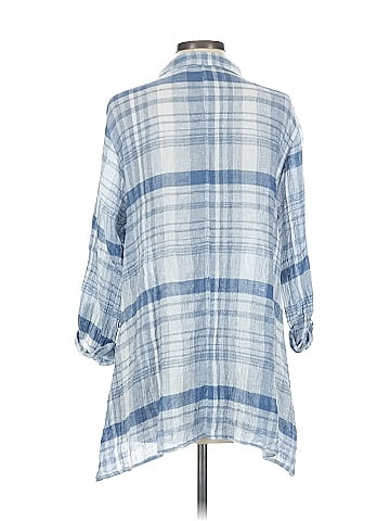 Habitat 3/4 Sleeve Button-Down Shirt (view 2)