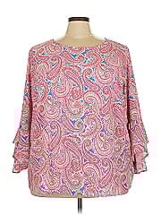Belle By Kim Gravel 3/4 Sleeve Blouse
