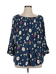 Terra & Sky 3/4 Sleeve Blouse