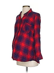 Motherhood Long Sleeve Button Down Shirt
