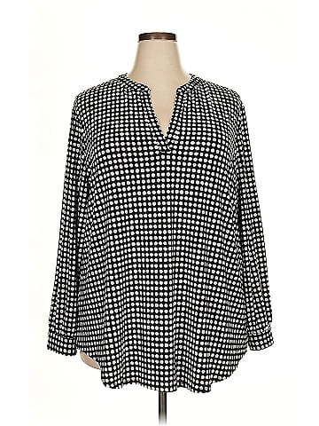 Anne Klein Long Sleeve Blouse (view 1)