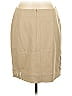 Akris Punto 100% Baumwolle Solid Tan Casual Skirt Size 10 - photo 2