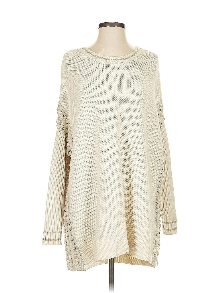 Pre-owned Cabi Pullover Sweater In White