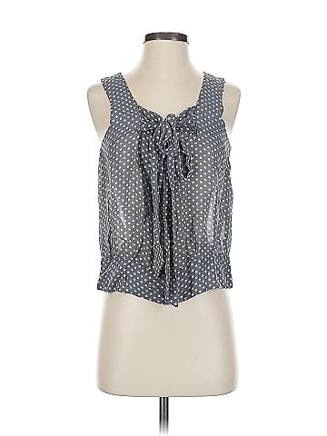 Pins and Needles Sleeveless Silk Top (view 1)