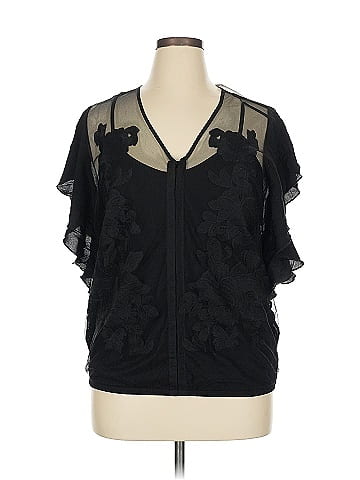 BKE Short Sleeve Blouse (view 1)