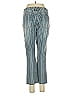 LOGO by Lori Goldstein Stripes Blue Jeans Size 6 (petite) - photo 2