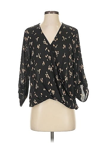 All in Favor 3/4 Sleeve Blouse (view 1)