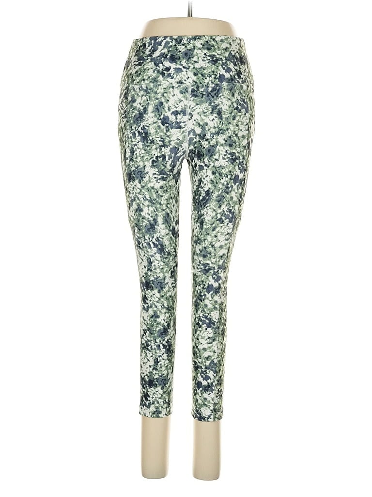 Balance Collection Print Green Active Pants Size M - photo 1