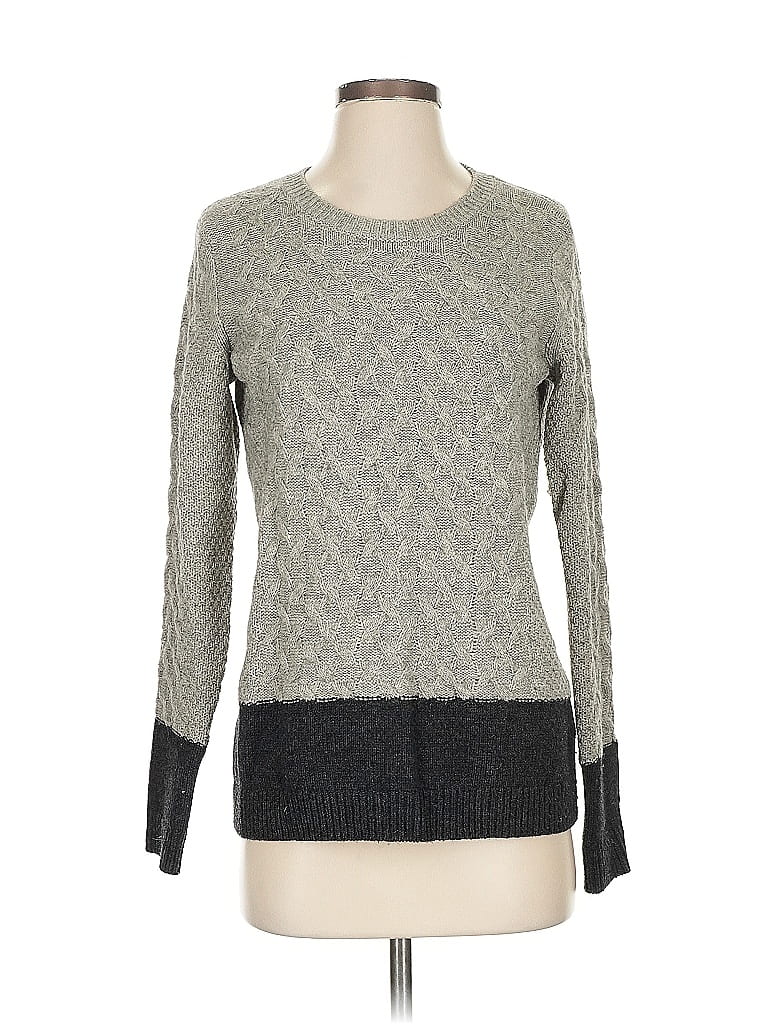 Pre-owned Vince Pullover Sweater In Gray