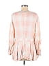 Soho JEANS NEW YORK & COMPANY 100% Rayon Pink 3/4 Sleeve Blouse Size M - photo 2
