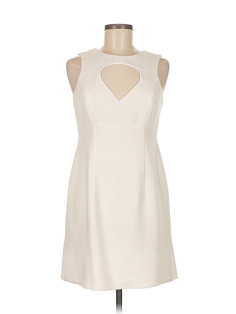 Pre-owned Bcbgeneration Cocktail Dress In White
