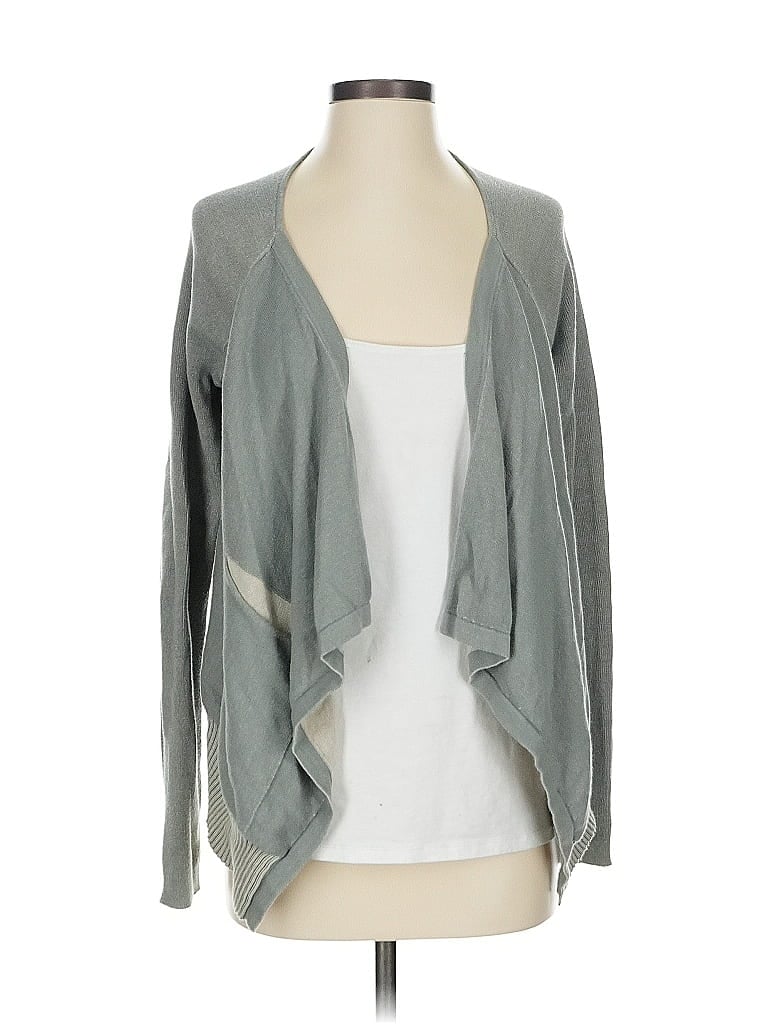 Pre-owned Cabi Cardigan Sweater In Gray
