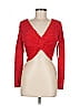 No Boundaries 100% Nylon Red Long Sleeve Top Size 8 - photo 1