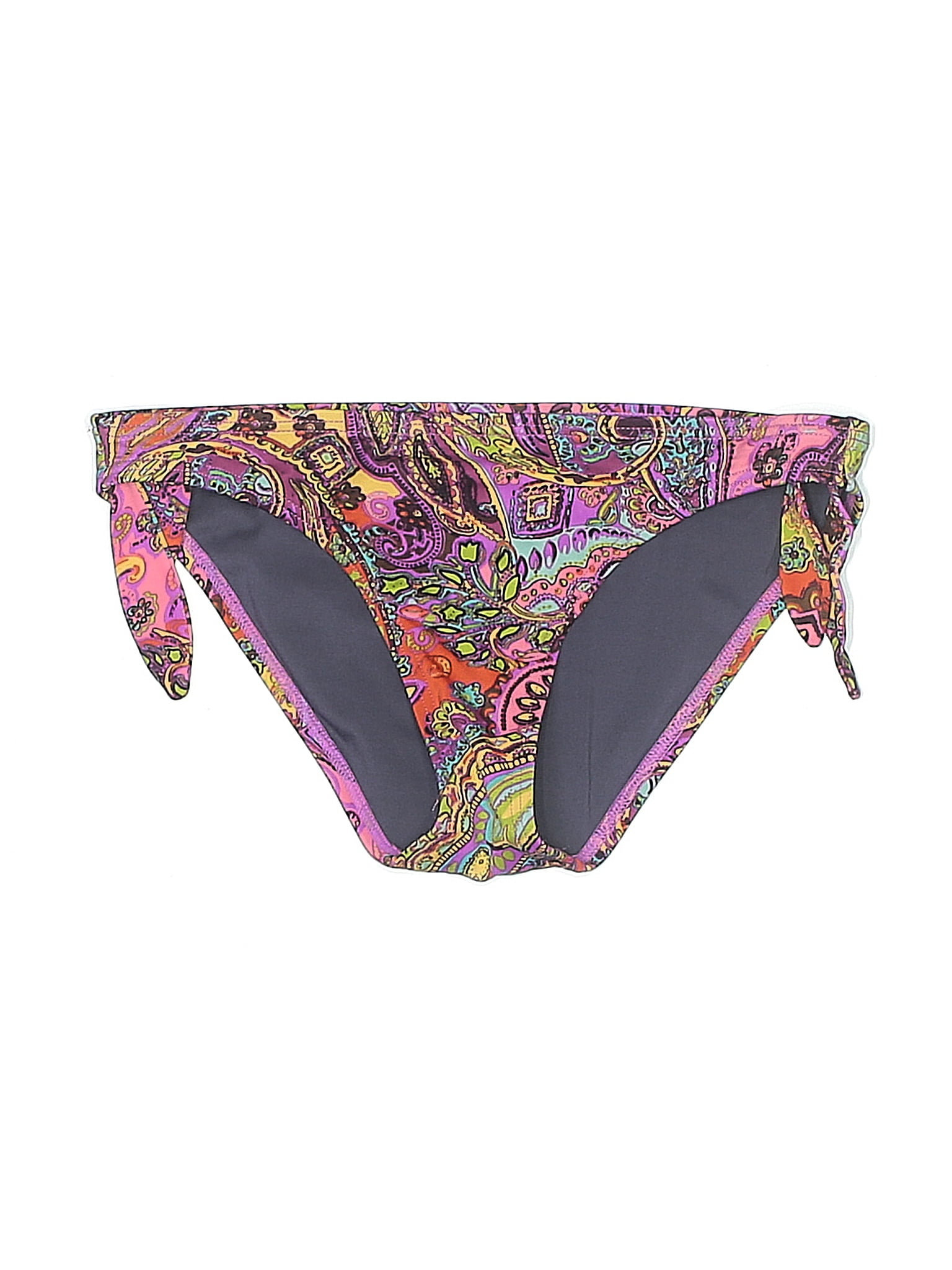 Victoria&apos;s Secret Paisley Purple Swimsuit Bottoms Size S
