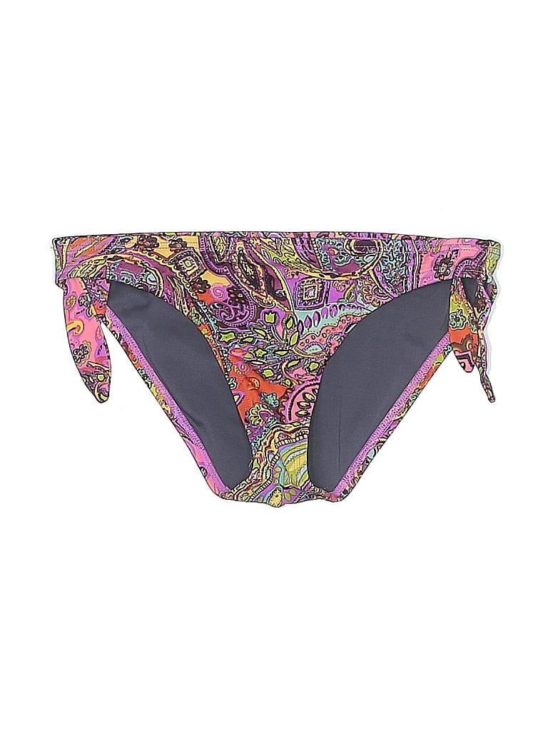 Victoria's Secret Paisley Purple Swimsuit Bottoms Size S - photo 1