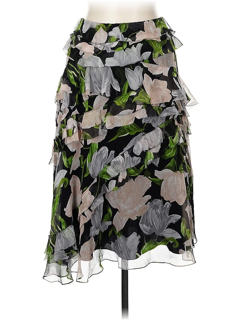 Pre-owned Jason Wu Collection Silk Skirt In Gray
