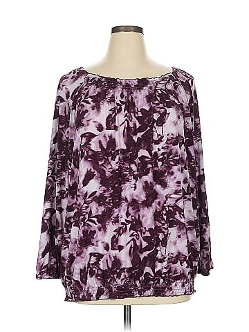 Daisy Fuentes Long Sleeve Blouse (view 1)