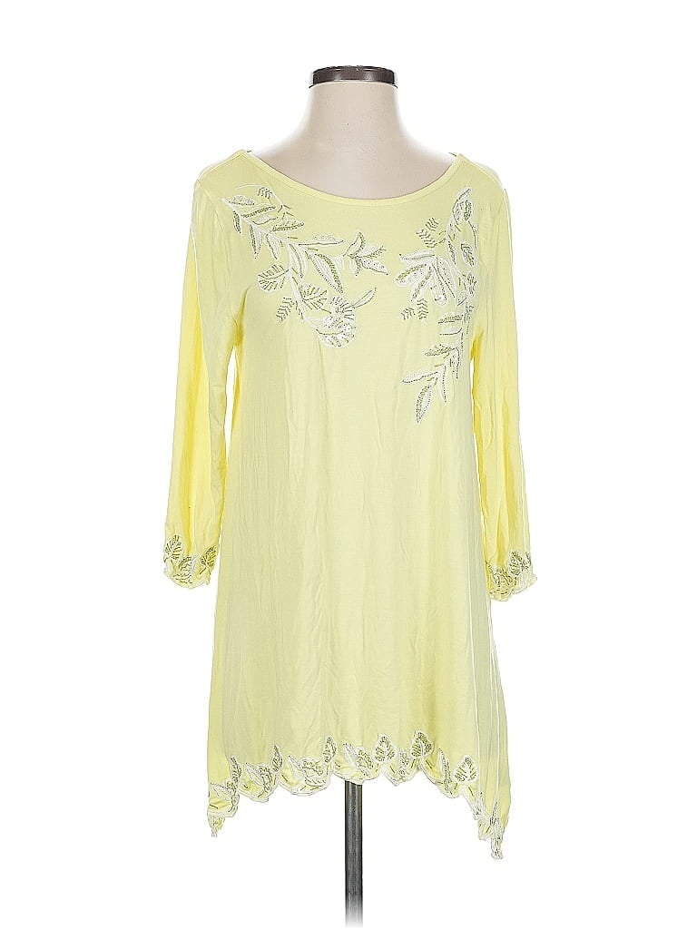Pre-owned Soft Surroundings Casual Dress In Yellow