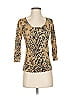 August Silk Gold Cardigan Size S - photo 1