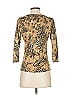 August Silk Gold Cardigan Size S - photo 2