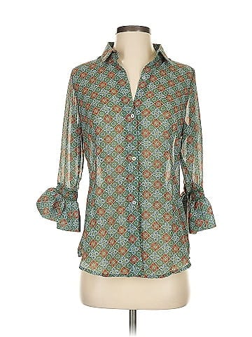 Gretchen Scott Designs 3/4 Sleeve Blouse (view 1)