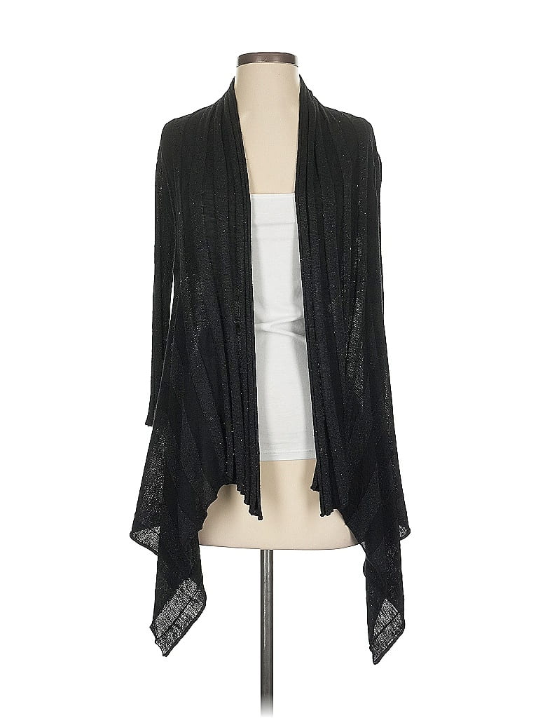 Pre-owned Inc International Concepts Cardigan Sweater In Black