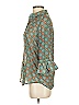 Gretchen Scott Designs 100% Polyester Teal Green 3/4 Sleeve Blouse Size XS - photo 5