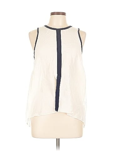 Greylin Sleeveless Silk Top (view 1)