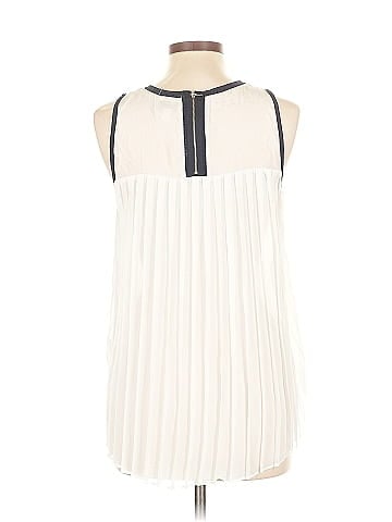 Greylin Sleeveless Silk Top (view 2)