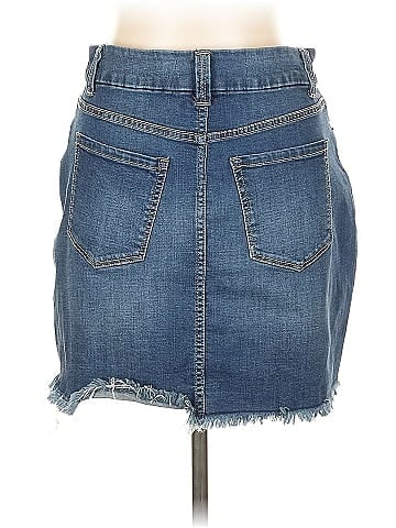 No Boundaries Denim Skirt (view 2)