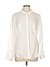 Calypso St. Barth 100% Linen Ivory Long Sleeve Button-Down Shirt Size L - photo 1