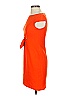 David Meister 100% Cotton Solid Orange Casual Dress Size 2 - photo 5