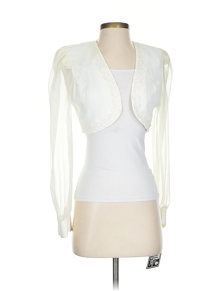 Assorted Brands Long Sleeve Blouse In White