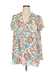 Rose + Olive Short Sleeve Blouse