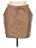 Ci Sono 100% Polyurethane Tan Faux Leather Skirt Size XL - photo 1