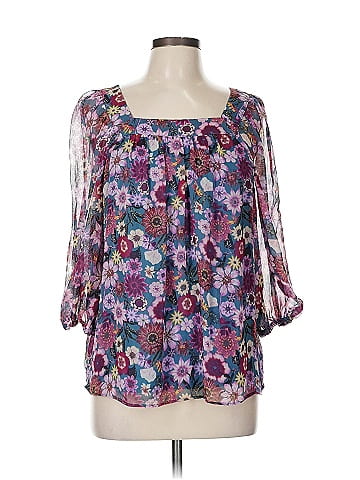 LC Lauren Conrad 3/4 Sleeve Blouse (view 1)