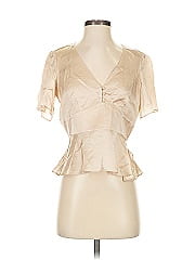 Intermix Short Sleeve Silk Top
