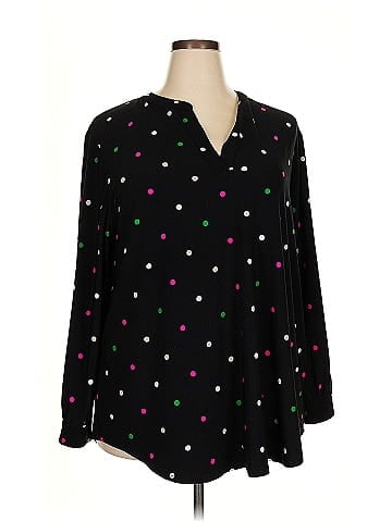 Anne Klein Long Sleeve Blouse (view 1)