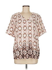 Jm Collection Short Sleeve Blouse