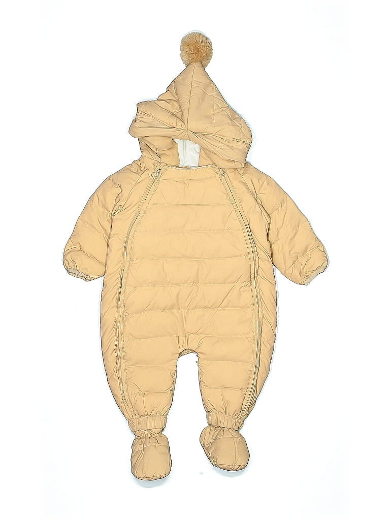 Pre-owned Assorted Brands Kids' Coat In Gold