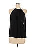 Naked Zebra 100% Polyester Black Sleeveless Blouse Size M - photo 1