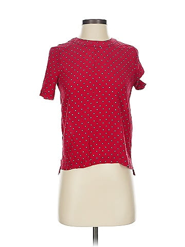 Madewell Short Sleeve Silk Top (view 1)