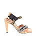 Ulla Johnson Animal Print Tan Brown Heels Size EU 36 1/2 - photo 1