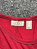 LOGO by Lori Goldstein Solid Burgundy Casual Dress Size M - photo 3